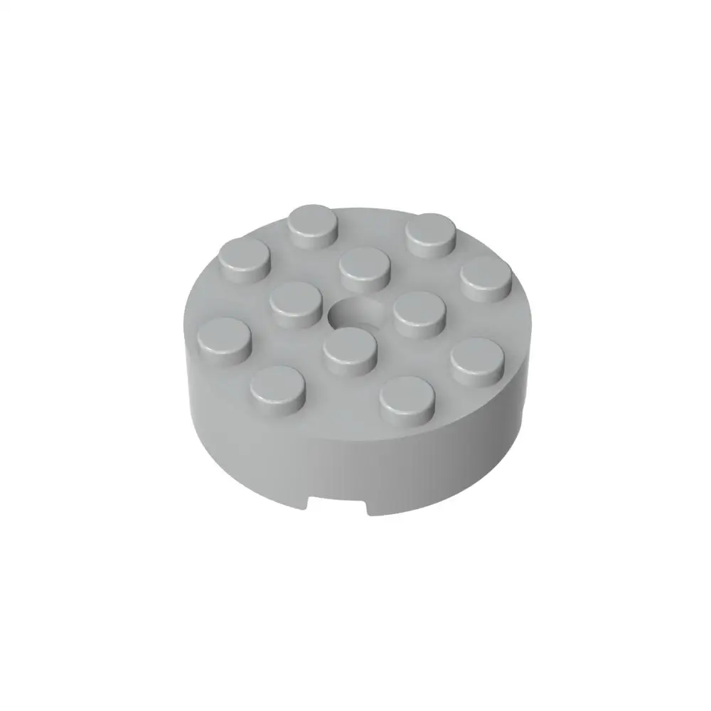 Kids Education Centre - Gobricks 1 stks baksteen rond 4x4