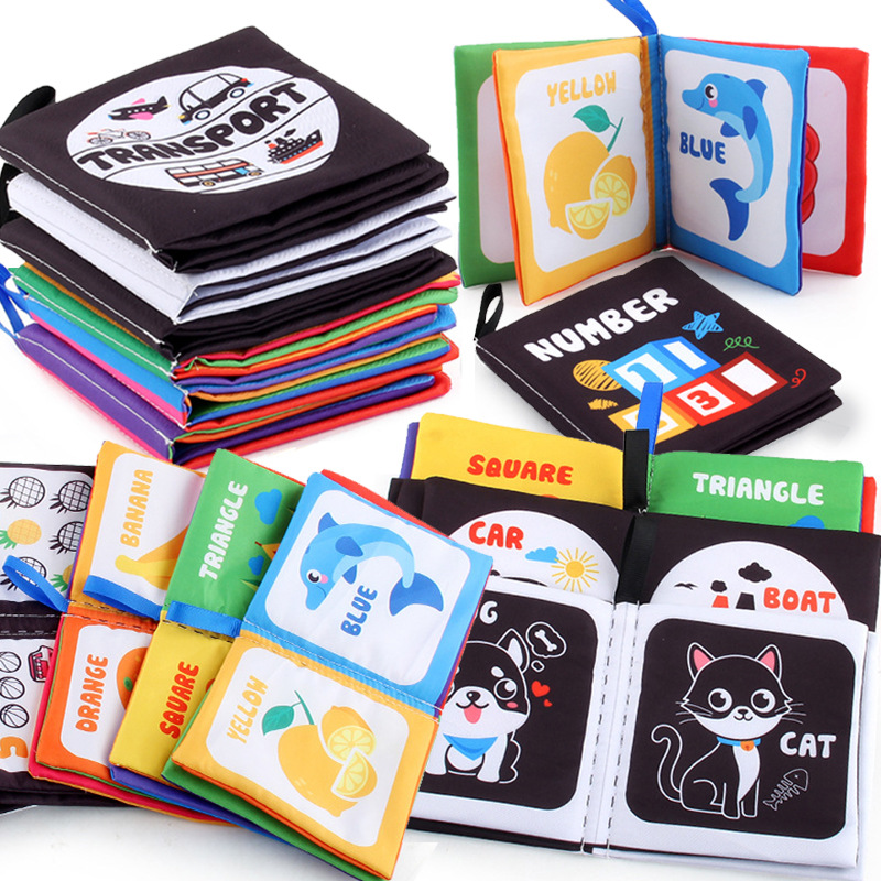Kids Early Education Books - Baby Doek Boek Voor Pasgeborenen 0-12