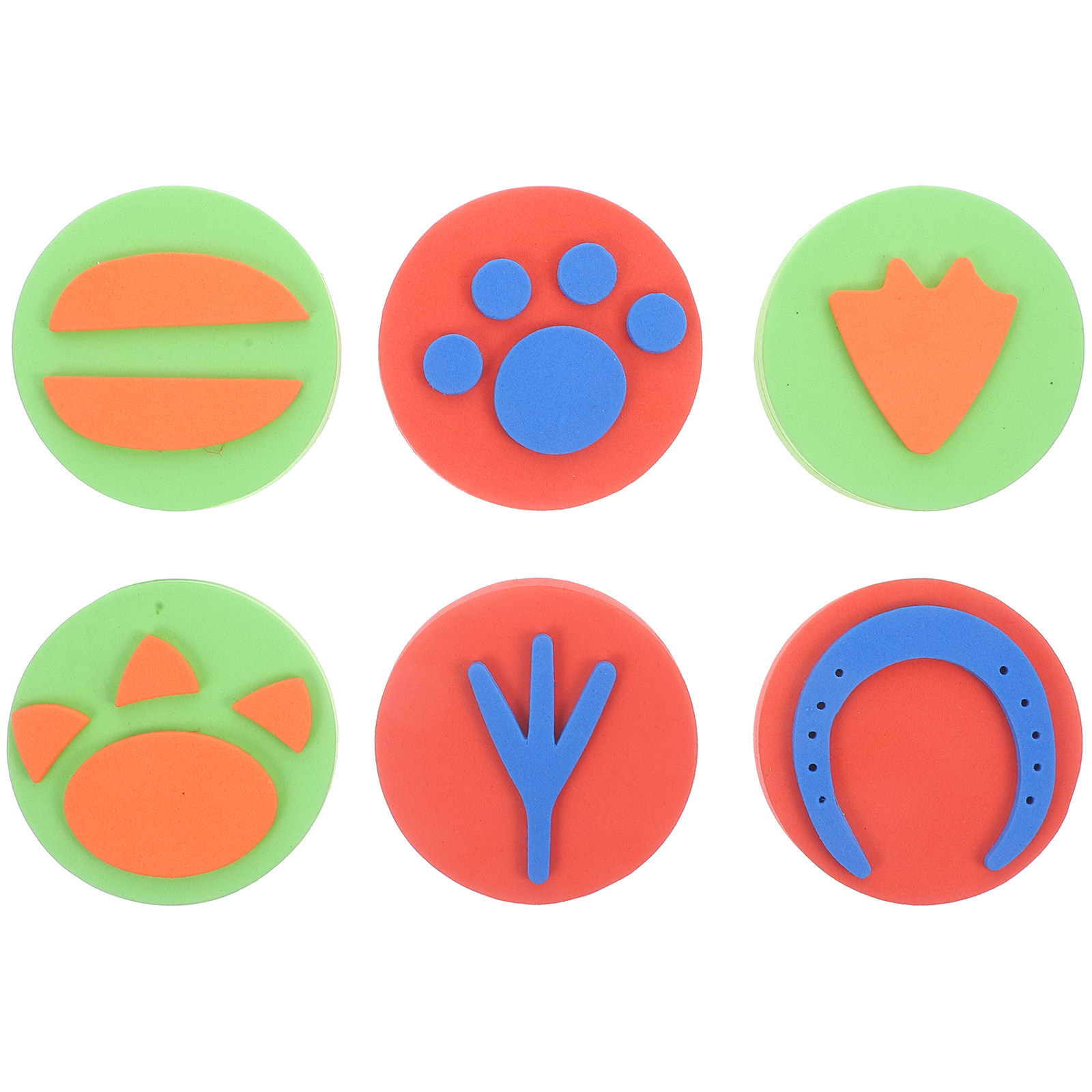 Kids Education Tools - 6 stuks geassorteerde patroon Eva kinder