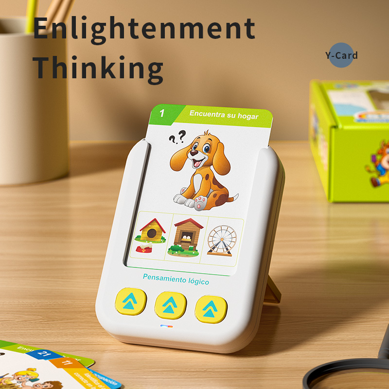 Kids Education Questions - Spaanse taal vroegkinderlijke educatie logische kaart-insteek