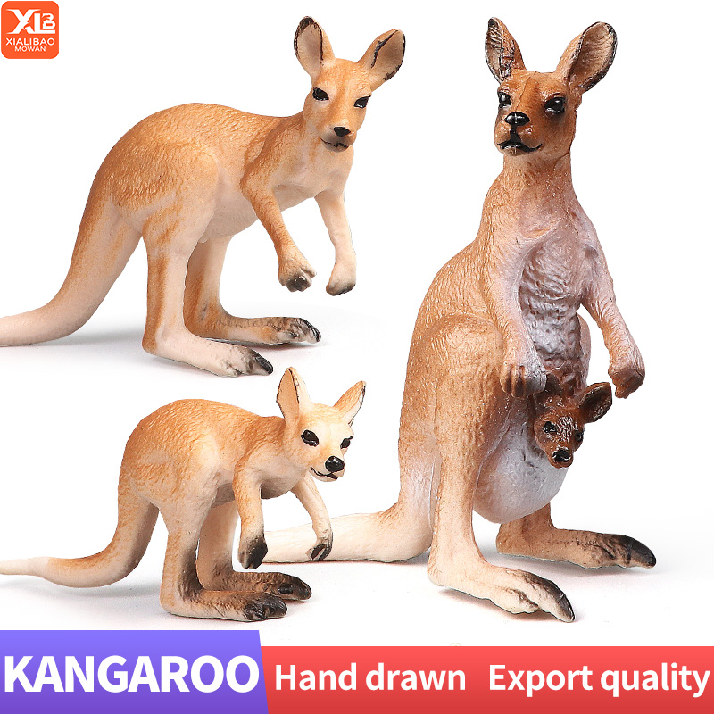 Kangaroo Kids Education - Nieuwe Wildlife World Kangaroo Set Solid