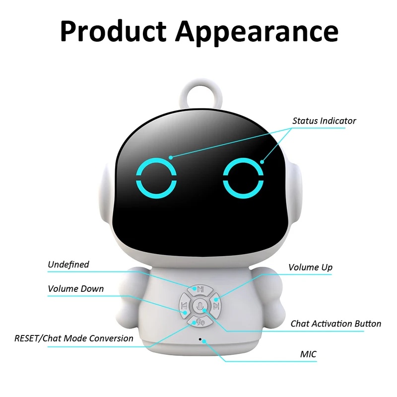Kids Education Ngo - AI Robot Speelgoed WiFi Interactief Educatief