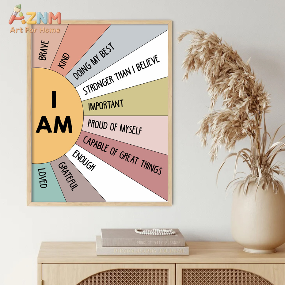 1 STKS Educatieve Zon Kleurrij - Kids Education Quote recensie en prijs