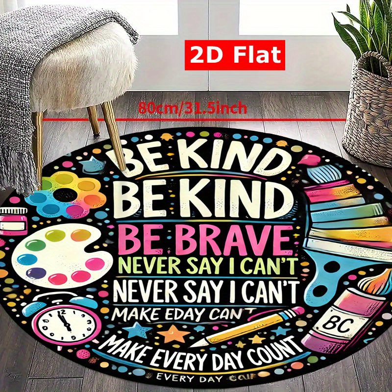 Wees vriendelijk, wees dapper, - Kids Education Quote recensie en prijs