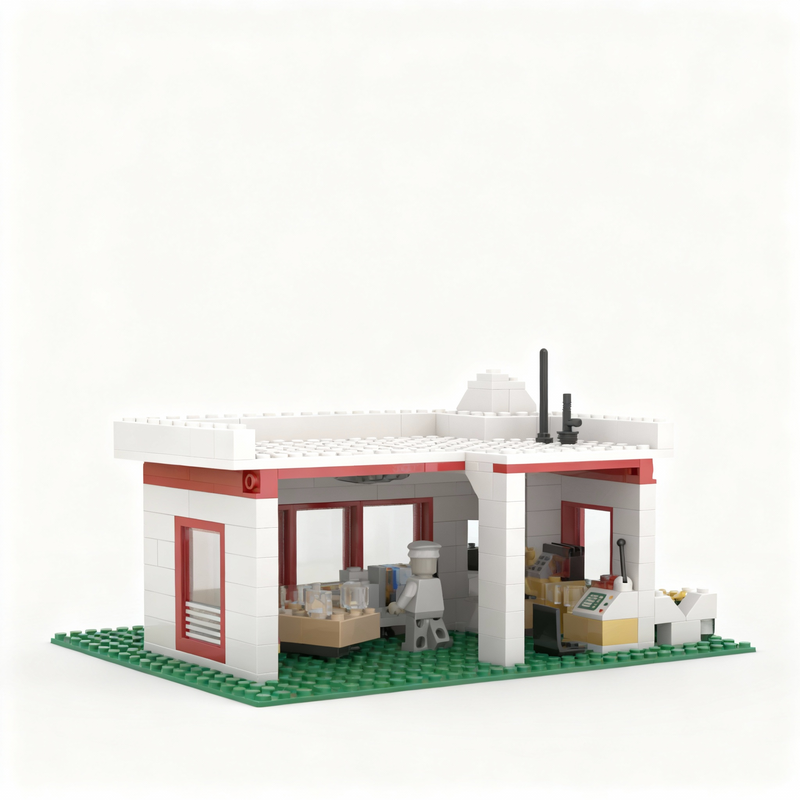 225 stks MOC Town Classic Comm - Kids Education Centre recensie en prijs