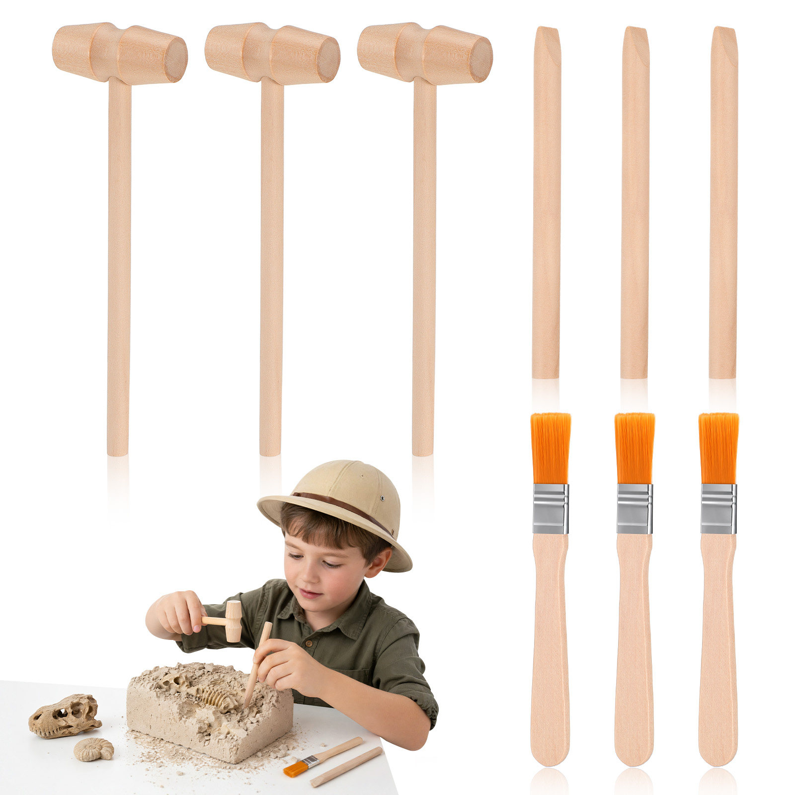 Dinosaurus-opgraving Gereedsch - Kids Education Tools recensie en prijs