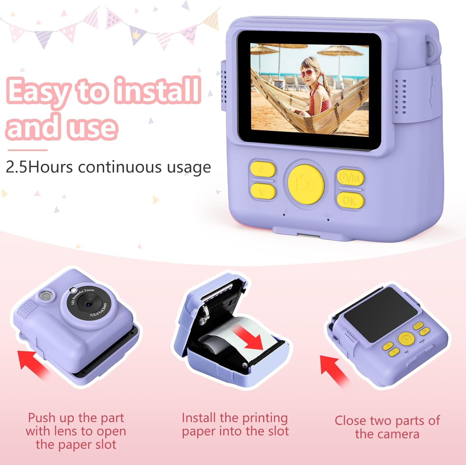 Instantprint Camera Voor Kinde - Kids Physical Education Videos recensie en prijs