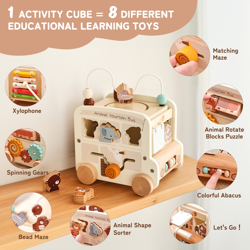 Montessori houten kinderspeelg - Kids Nature Education recensie en prijs