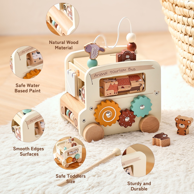 Montessori houten kinderspeelg - Kids Nature Education recensie en prijs
