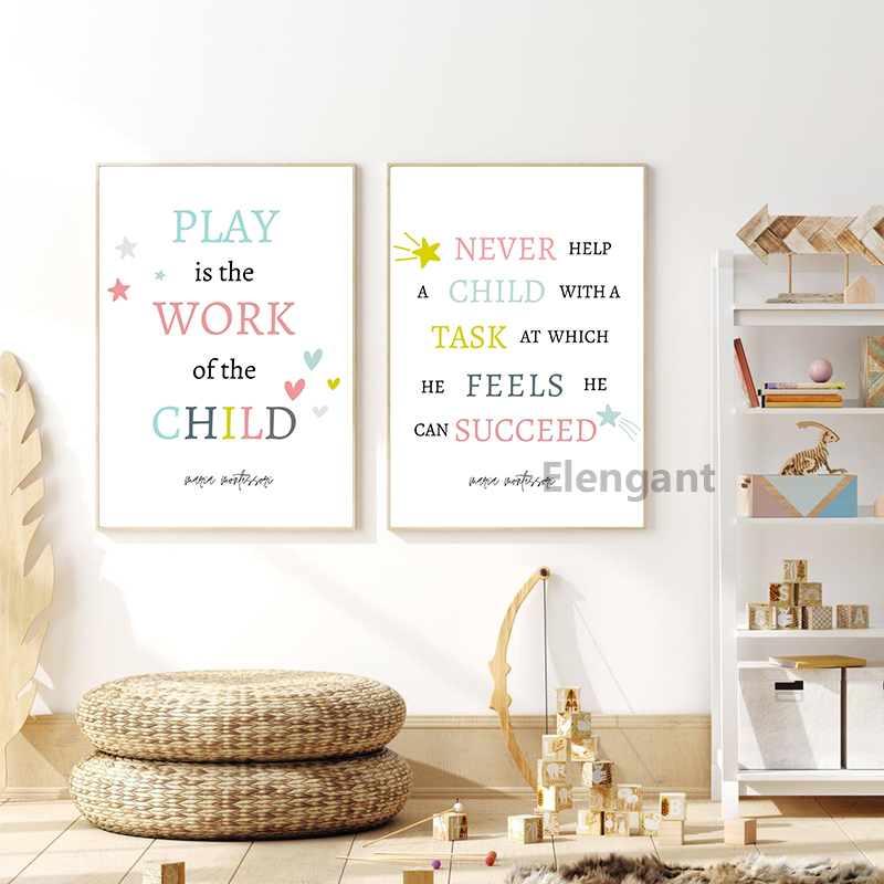 Play is the Work of A Child Qu - Kids Education Quote recensie en prijs