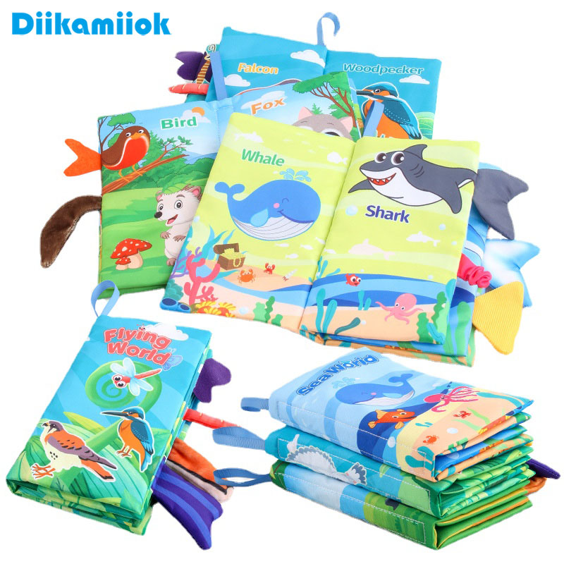 Nieuwe Baby Doek Boeken Visuel - Educational Cartoon For Kids recensie en prijs