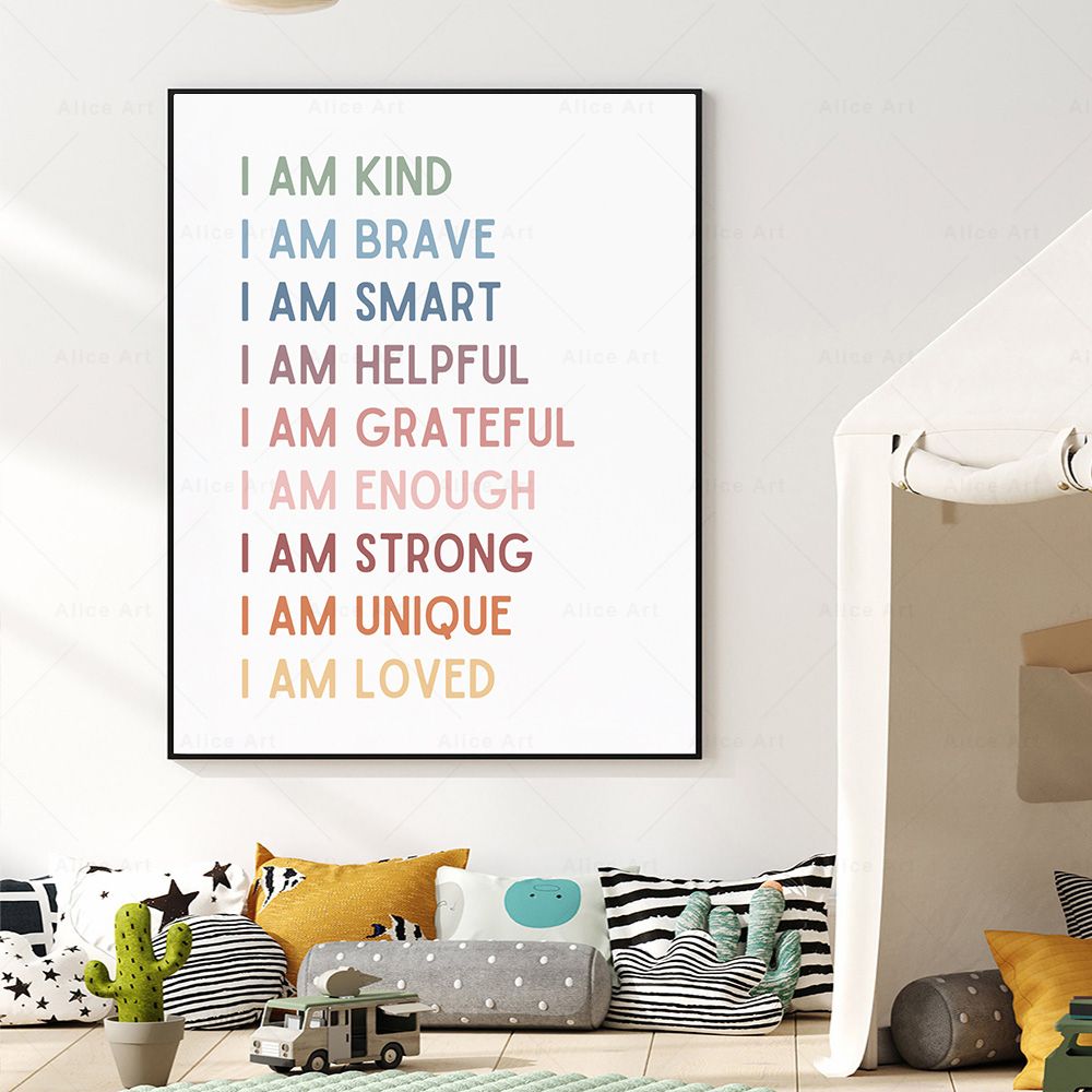 Bevestigingen voor kinderkamer - Kids Education Quote recensie en prijs