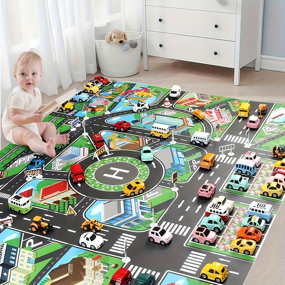 1pc, stadsverkeersspeelkleed,  - Kids Education Tools recensie en prijs
