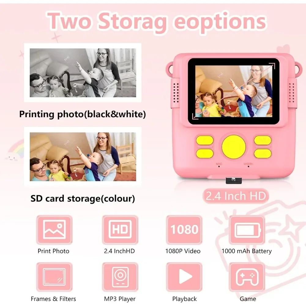 Instant Print-camera voor kind - Kids Physical Education Videos recensie en prijs