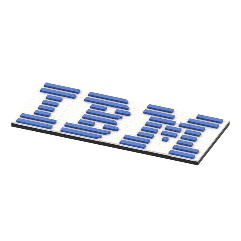 206 stuks MOC Logo IBM Klassie - Kids Education Logo recensie en prijs