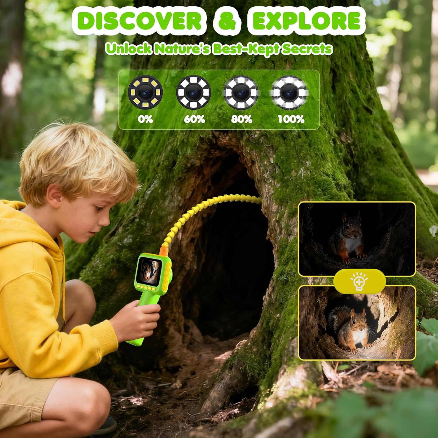 Endoscoop voor kinderen, bores - Kids Nature Education recensie en prijs