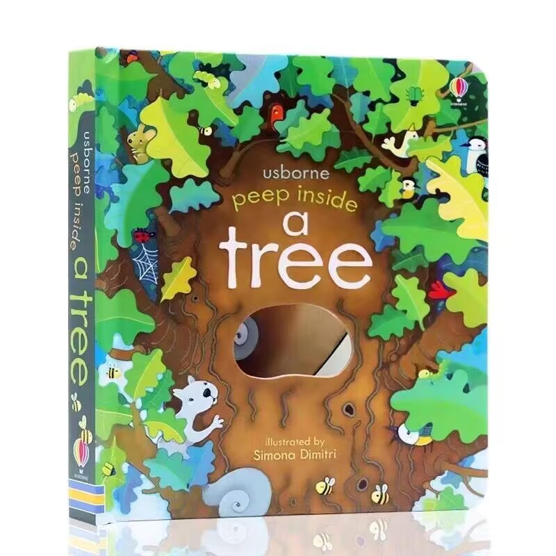 Usborne Peep Inside A Tree 3D- - Kids Early Education Books recensie en prijs