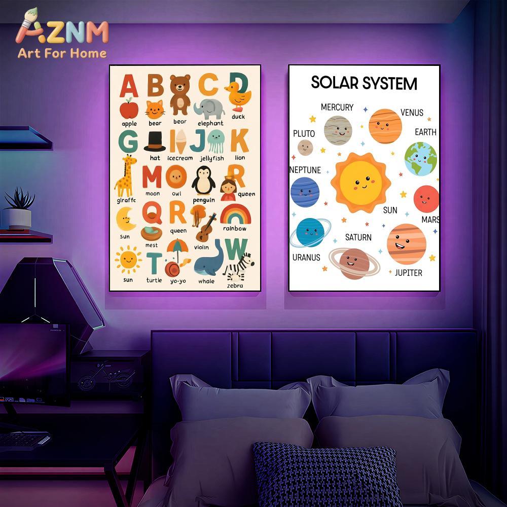 AZNM Educatieve canvas wanddec - Kids No Education recensie en prijs