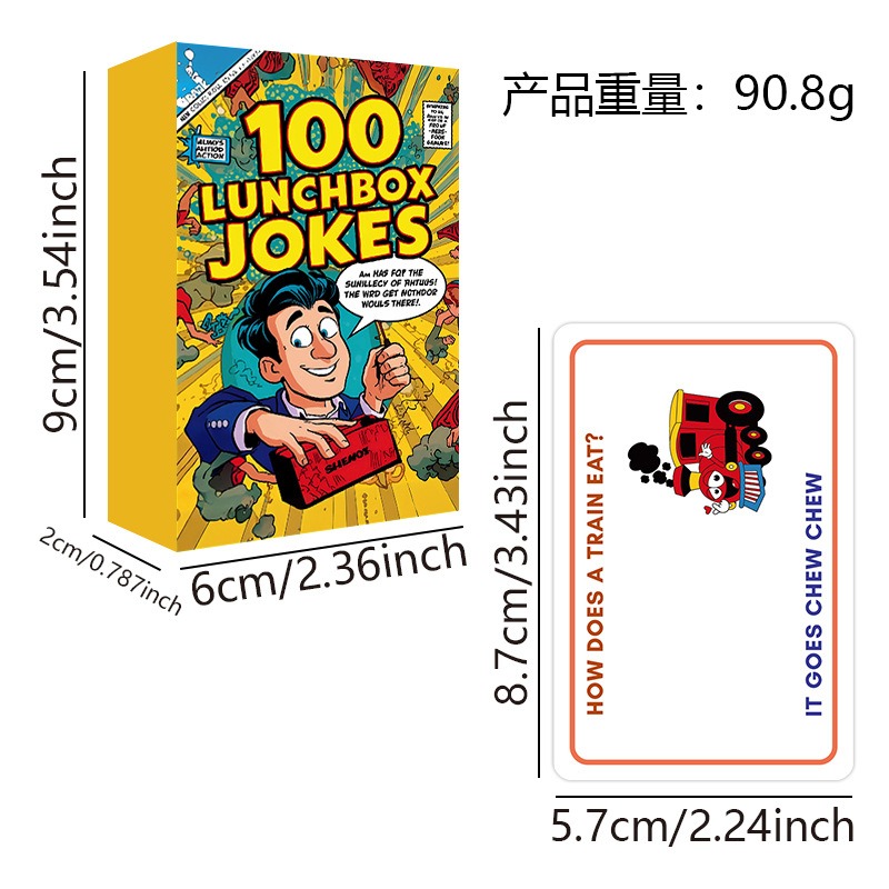 100 Lunchbox Grappige Kaarten  - Kids Education Questions recensie en prijs