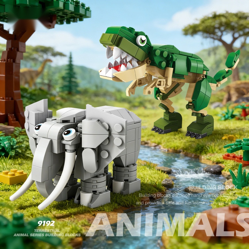Dierlijke bouwstenen Dinosauru - Kangaroo Kids Education recensie en prijs