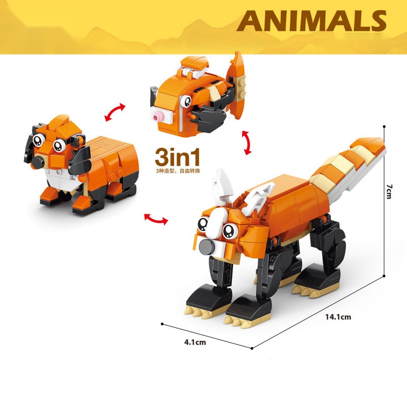 Dierlijke bouwstenen Dinosauru - Kangaroo Kids Education recensie en prijs